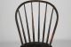 American Black Painted Antique Bamboo Bowback Windsor Side Chair,  Early 19th C. 1800-1899 photo 1