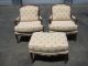 2 Baker Upholstered Chairs + Free Matching Ottoman Other photo 10