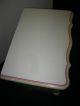 Vintage French Provincial Style Off White & Pink Stencil Night Stand Solid Wood Post-1950 photo 4