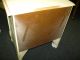 Vintage French Provincial Style Off White & Pink Stencil Night Stand Solid Wood Post-1950 photo 6