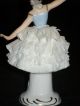 Antique German Porcelain Dresden Lace Ballerina Lady Dancer Figurine Figure Figurines photo 6