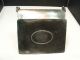 Antique Hand Hammered Pewter Box With Feet Was For Tobacco Metalware photo 4