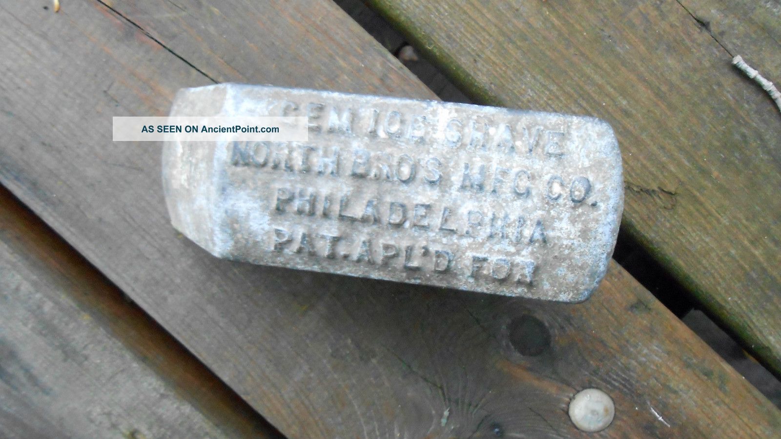 Antique Primitive Gem Ice Shaver North Brothers Philadelphia Primitives photo