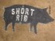 Vintage Butcher Shop Tin Pig Trade Sign Folk Art Meat Locker Short Rib Farm Barn Primitives photo 6
