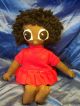 Black Folk Art Doll 1975 Bessette Elizabeth G.  Bessette With Rain Gear Primitives photo 2