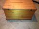 Antique Victorian Pine Blanket Chest Box Coffee Table End Table Storage Bedroom 1800-1899 photo 1