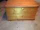 Antique Victorian Pine Blanket Chest Box Coffee Table End Table Storage Bedroom 1800-1899 photo 3