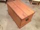 Antique Victorian Pine Blanket Chest Box Coffee Table End Table Storage Bedroom 1800-1899 photo 4