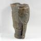 Elephant Ornate Design Carved Horn Libation Cup And Seal Other photo 1