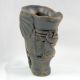 Elephant Ornate Design Carved Horn Libation Cup And Seal Other photo 5