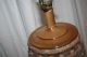 Mid Century Modern Lamp Glass Applied Reed Rattan Material Earth Tones Mid-Century Modernism photo 5