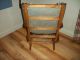 Vintage Childrens Wooden Rocking Chair With Cushion Primitives photo 1