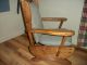 Vintage Childrens Wooden Rocking Chair With Cushion Primitives photo 2