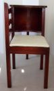 Antique Vintage Mahogany Wood Chippendale Telephone Table,  Gossip Bench 1900-1950 photo 5