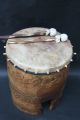Xxl Huehuetl Drum Mexican Aztec Antique Musical Percussion Ethnic Instrument Percussion photo 6