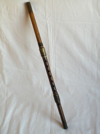 Old Wooden Flute Of Bulgaria,  Folk Music Late 19th Century photo