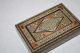 Marquetry Box Turnbridge Ware Inlaid Micro Mosaic Pttrn Wood Tiny Pttrn Vintage Boxes photo 1