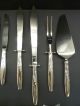 Lunt Sterling Silver 26 Pc.  Flatware And Carving Set Summer Song 45oz / 2.  81lbs Lunt photo 5