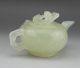 China Afghanistan White Jade Carved,  The Magpies And Plum Flower Pattern Teapot Teapots photo 4