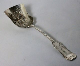 Rare Wendell & Feltman Coin Silver Cracker Spoon 9 1/4 photo