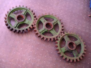 Vintage Industrial Cast Iron Gears - Cog 