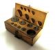 Antique Set Weights In Wood Box John M.  Maris Co Philadelphia Pa Germany 1846 - 72 Scales photo 1