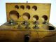 Antique Set Weights In Wood Box John M.  Maris Co Philadelphia Pa Germany 1846 - 72 Scales photo 5