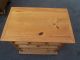 49641 Pair Rustic Pine 7 Drawer Nightstand End Table S Post-1950 photo 4
