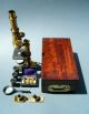 Cased Antique C.  1860’s Brass Microscope And Accessories By Hartnack Prazmowski Other photo 9