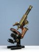 Carl Zeiss Jena Antique Brass Microscope Stativ Iia W/mahogany Wood Case - 1891 Microscopes & Lab Equipment photo 6
