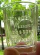 Antique Apothecary Medicine Dose Cup Shot Glass Advertising Wiebold Cincinnati Bottles & Jars photo 5