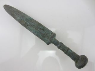 Chinese Bronze Sword With Pattern Aa photo
