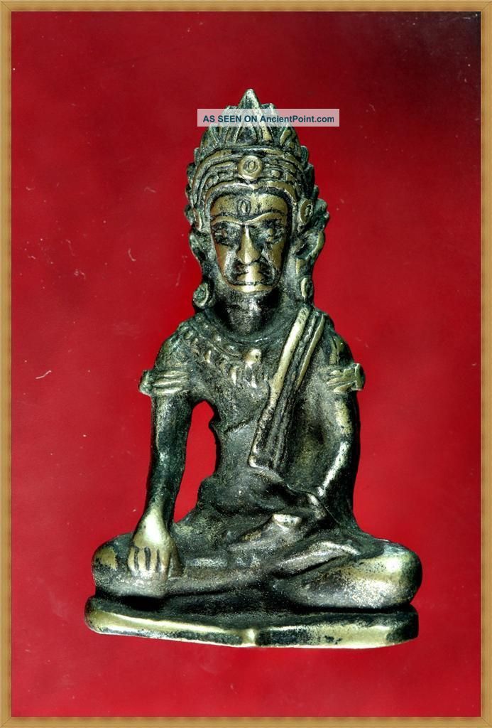 Ppk Shop:thai Amulet Buddha Pendent Phra Kring Thummaharacha Be:2400 Very Rare Amulets photo