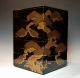 Exquisite Antique Japanese Lacquered Wood Jubako Edo Taka - Makie Stacking Boxes Boxes photo 8
