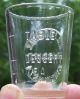 Antique Apothecary Medicine Dose Cup Shot Glass Advertising Ag Fromme Cincinnati Bottles & Jars photo 2