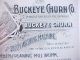 1880s Buckeye Churn Co.  & Queen Washing Machines Trade Card Sidney Ohio Vg+ Other photo 2