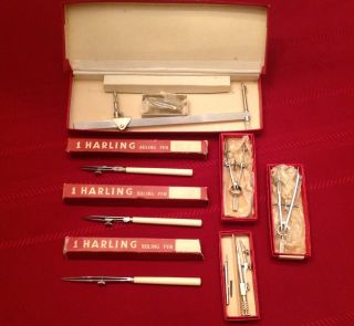 Vintage W.  Harling Drawing Tools - Boxes photo