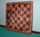 Vintage American Folk Art Checker Board Game Board Vintage Checker Board Primitives photo 1