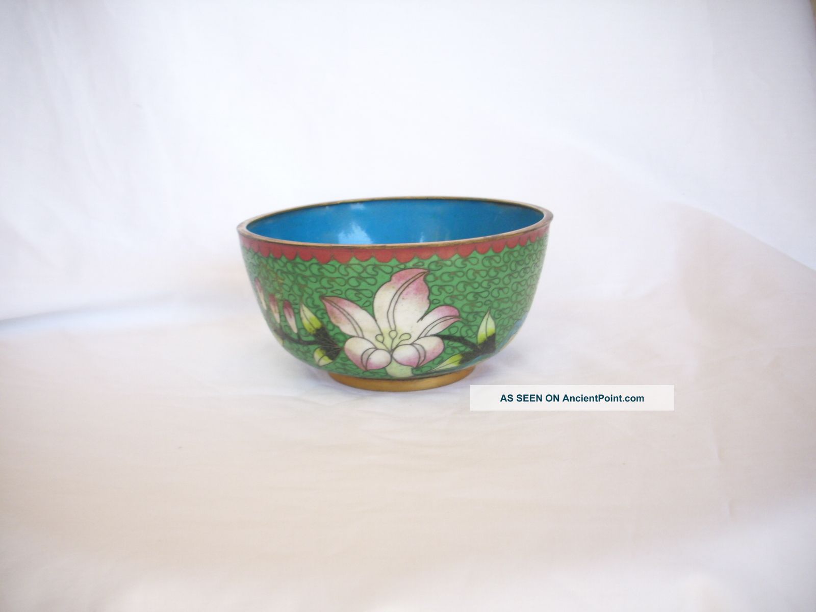 1930 ' S Estate Chinese Cloisonne Bowl Bowls photo