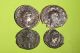 Collection Ancient Roman Coins Goddess Old Silver Artifact Treasure Antique Roman photo 1