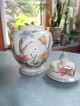 Hand Painted Asian Style Urn Vase And Lid With Floral Design Vases photo 1