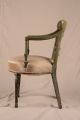 Pair Of Adams Style Painted Regency Neoclassical Antique 19th Century Arm Chairs 1800-1899 photo 11