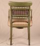 Pair Of Adams Style Painted Regency Neoclassical Antique 19th Century Arm Chairs 1800-1899 photo 5