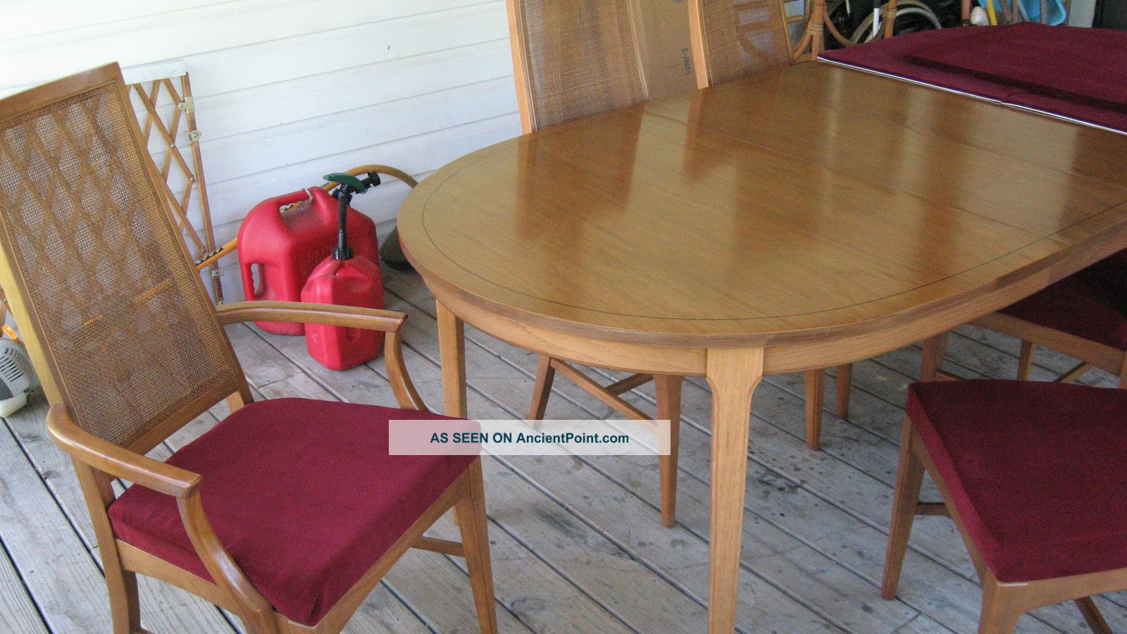 Mid Century Modern 1960s Contemporary Dining Room Table& Six Chairs Mid-Century Modernism photo