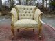 Antique 19th Century French Louis Xv Xvi Carved Parlor Bergere Chair 1800-1899 photo 2