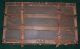 Antique Canvas Leather Flat Top Wood Slat Steamer Trunk Coffee Table Decor Unknown photo 4