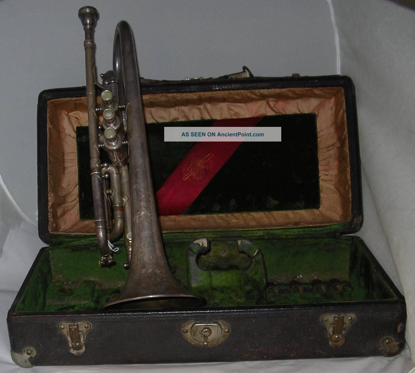 Antique Frank Holton Trumpet - Couturier Model - 1920 ' S Maybe Brass photo