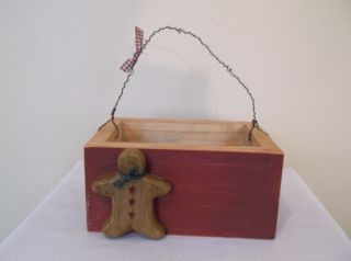 Primitive Style Gingerbread Box photo