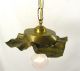 Pendant Cast Brass Hammered Vintage Antique Lamp Shade Re Purpose Custom Design Chandeliers, Fixtures, Sconces photo 1
