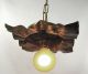 Pendant Cast Brass Hammered Vintage Antique Lamp Shade Re Purpose Custom Design Chandeliers, Fixtures, Sconces photo 2